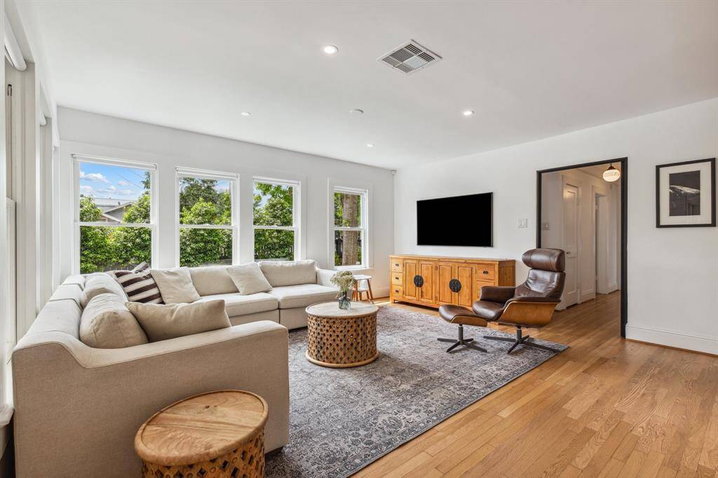 Plan your next movie night in the cozy family room featuring A/V connections and a ceiling outlet ready for a light fixture or fan.