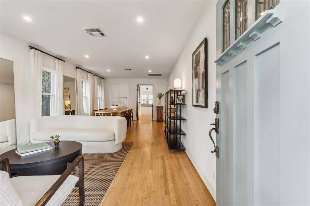 Inside the 2,939-square-foot home, you're greeted by a flexible open-plan layout ideal for comfortable relaxation and lavish entertaining.
