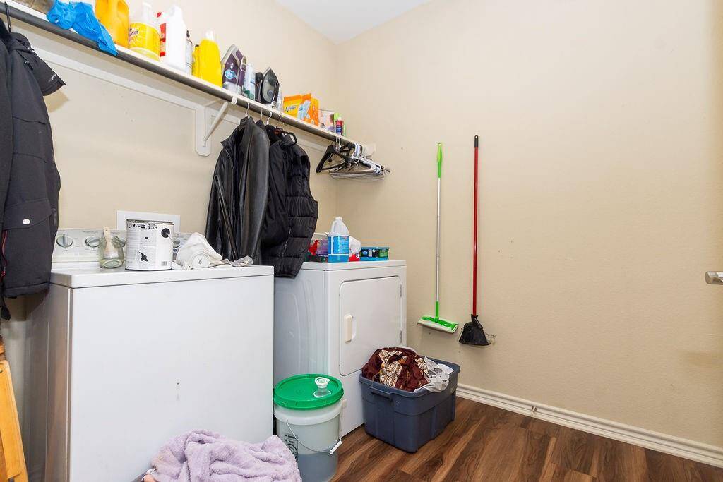 Large in house laundry room.