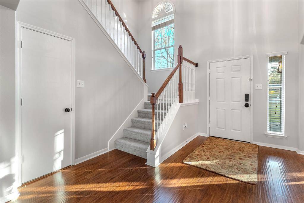 Looking back towards the front door