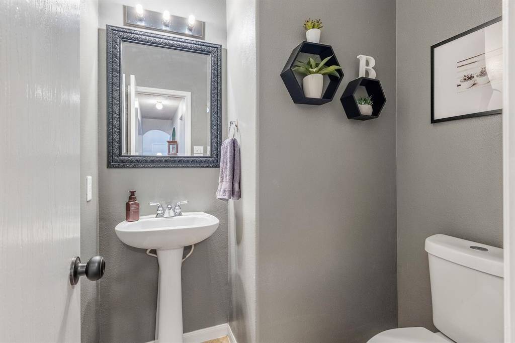Main floor half bath