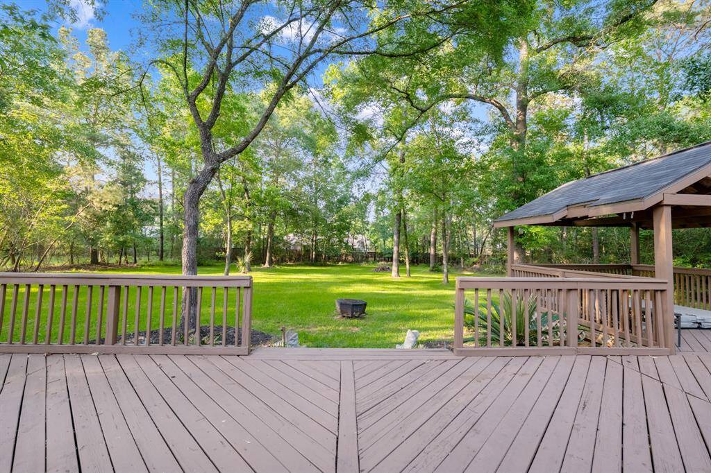 Enjoy your own private park right off of the deck