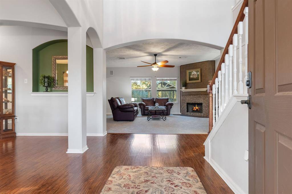 The view as you enter the house