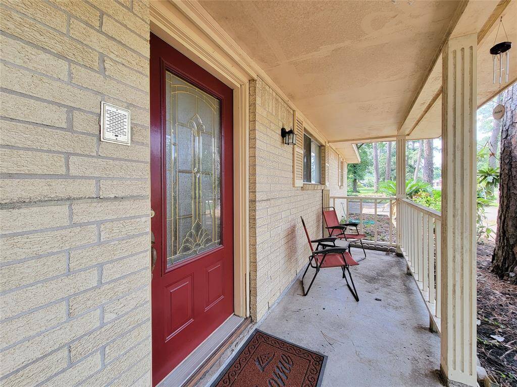 The front porch is a nice feature, offering a relaxing place to sit and unwind.