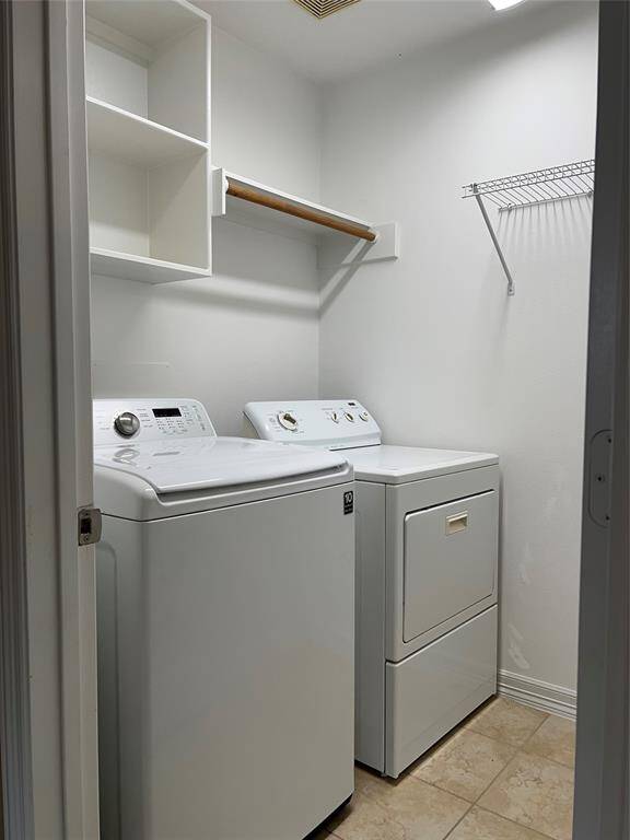 Utility room located upstairs