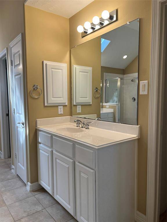 One of two vanities in primary ensuite