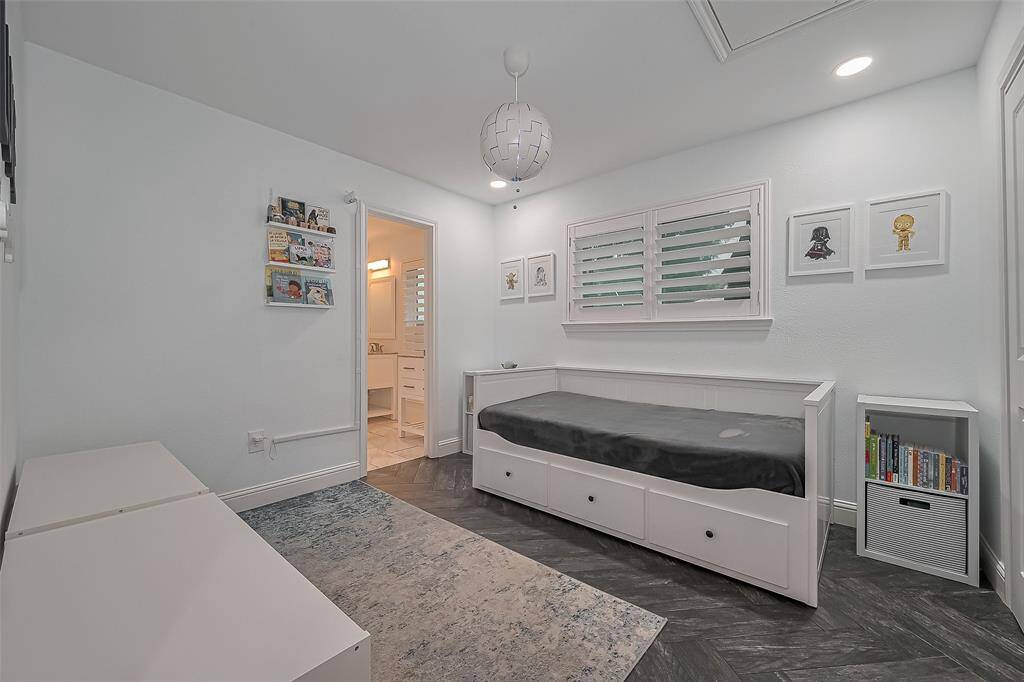Secondary bedroom with attached bathroom