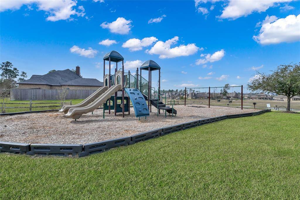 Playground equipment at the Sharps Park.