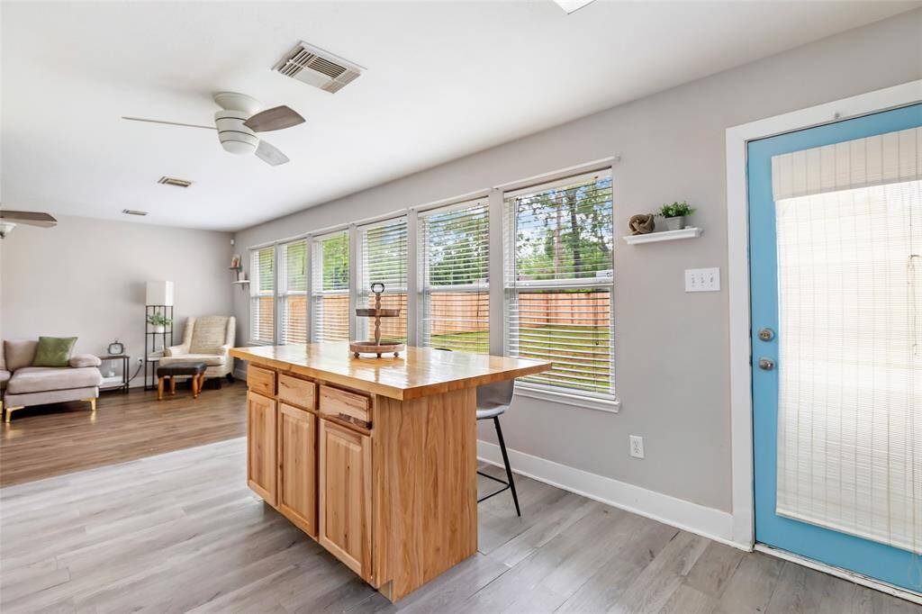 Plenty of natural light