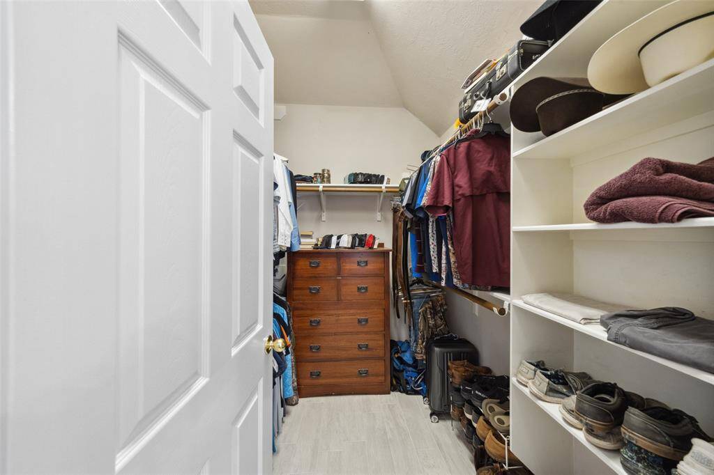 Primary closet