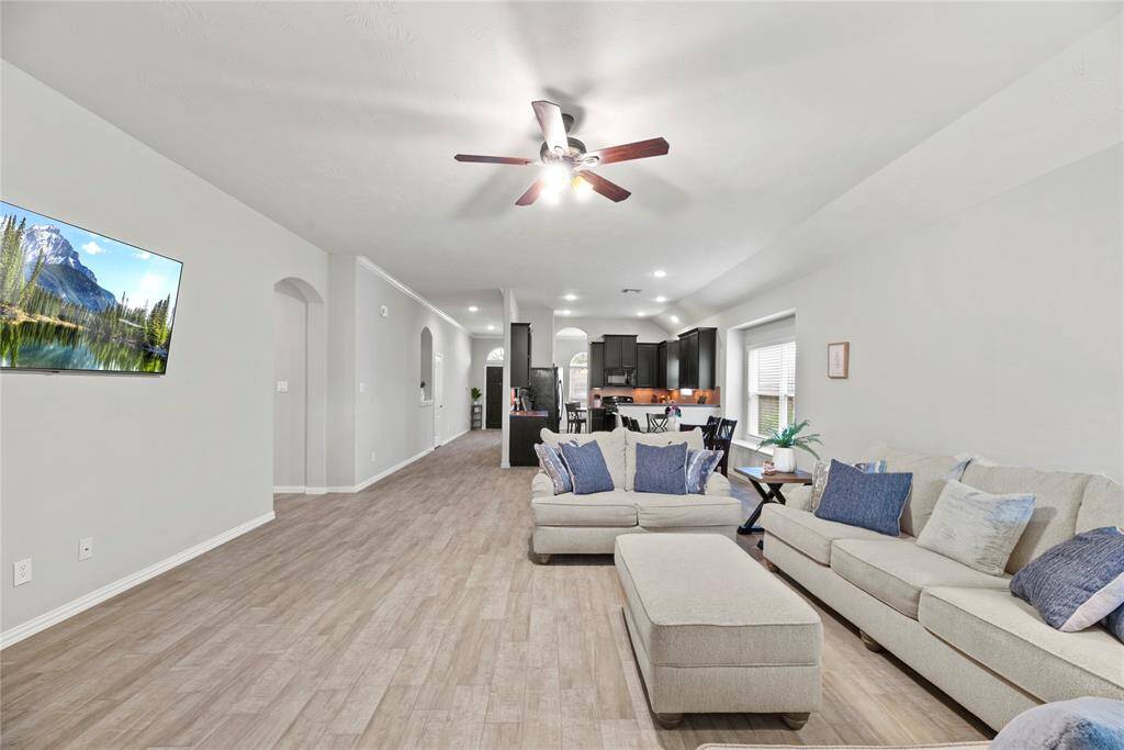 Bright and inviting, ideal for family gatherings.