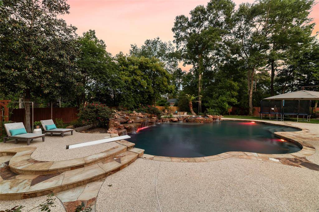 Another view of the backyard oasis.