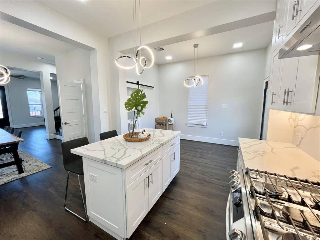 Custom cabinets and carpentry throughout the home