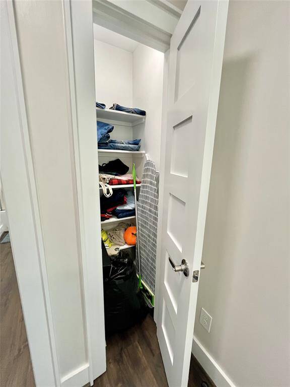 Storage closets throughout