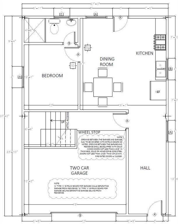 Floor plan for 13505 Orleans B