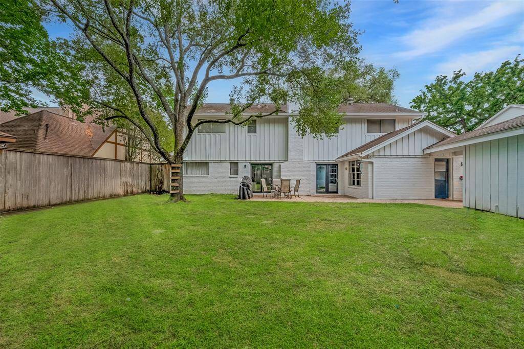 Another view of the beautiful backyard.  Big enough to add a pool.
