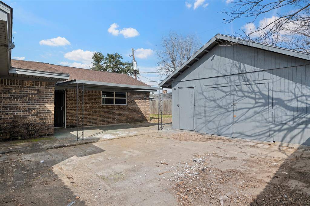 Huge storage in the back yard