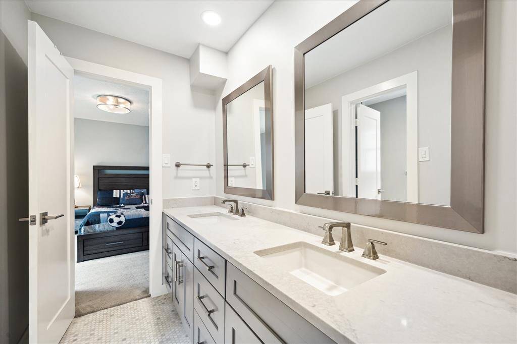 Conveniently located to serve the adjacent bedrooms.