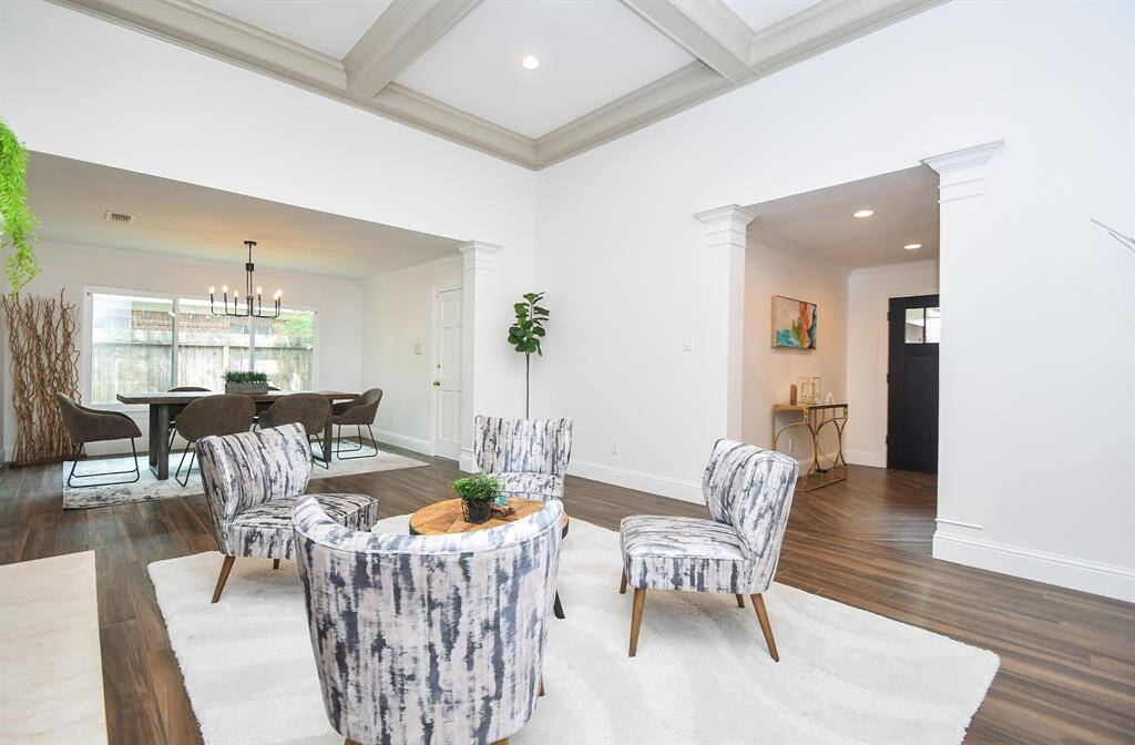 Updated flooring with fabulous flow from room to room.