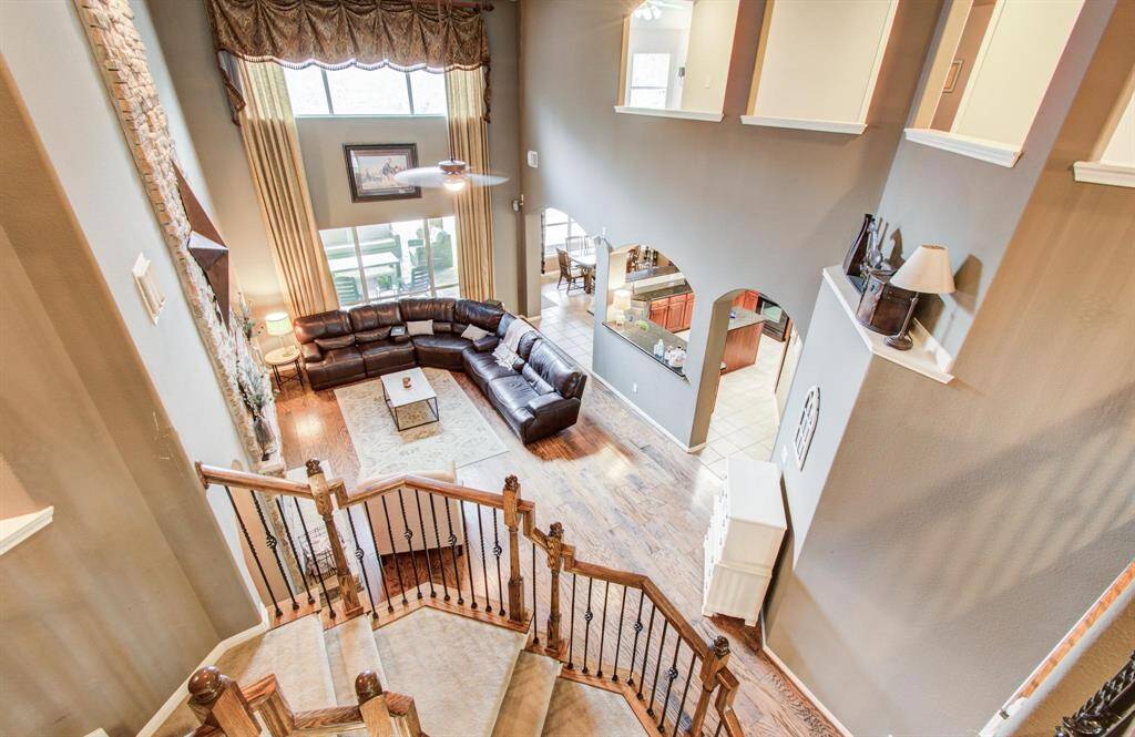 View Overlooking first floor living room