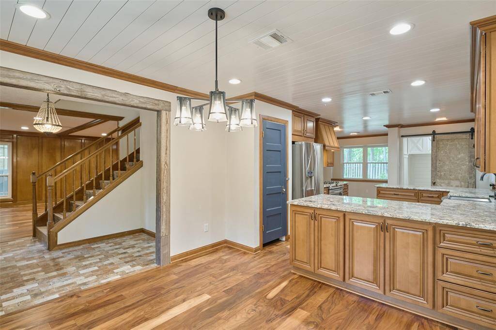 Plenty cabinets for serving pieces and a pantry that is really it's own room!!