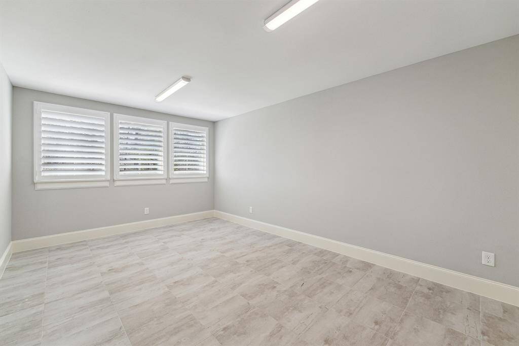 Extra room on the second floor can be used as a game room or media room.