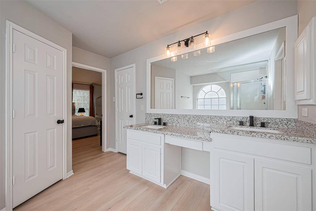 His & Hers Sinks with Vanity Space