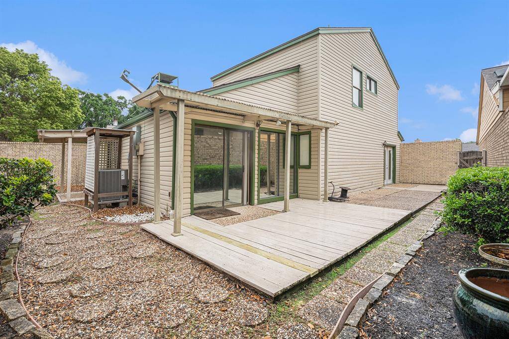 Two covered patio