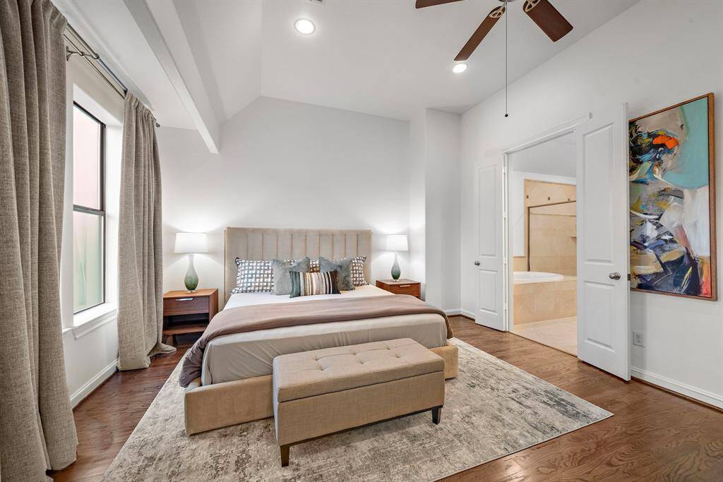 A thoughtful layout allows for a full bedroom suite experience with room for a sitting area and effortless access to the ensuite bath.