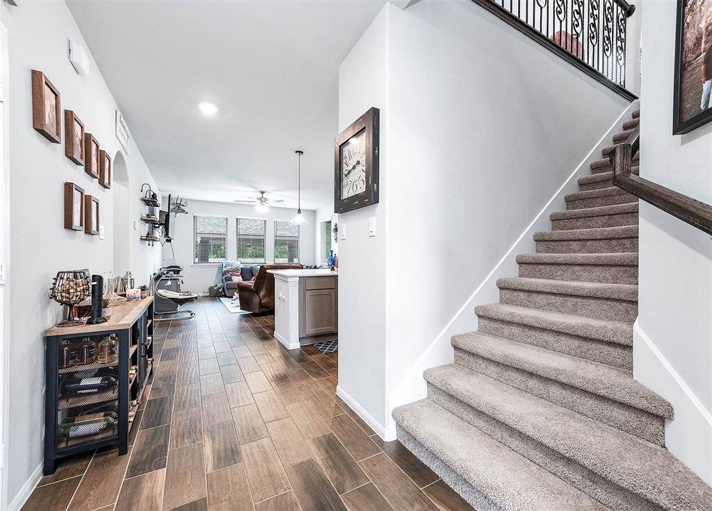 Wood look ceramic tile is gorgeous
