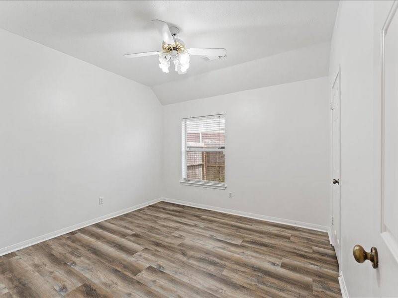 3rd Bedroom with Ceiling Fan and Light Kit