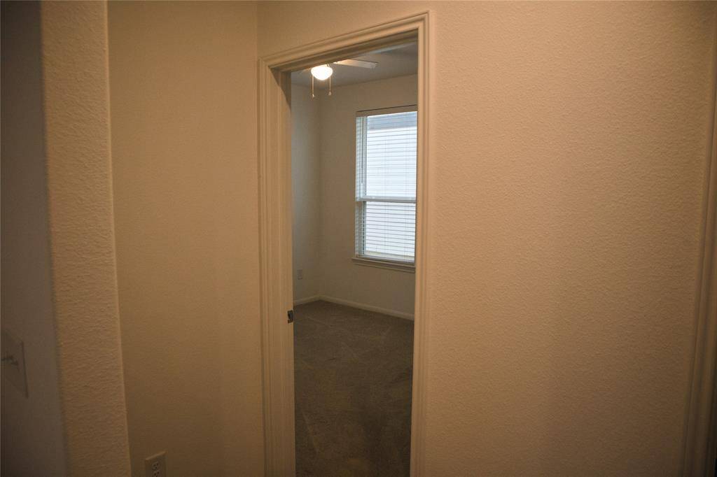 Both have plush carpet, ceiling fans and nice sized closets