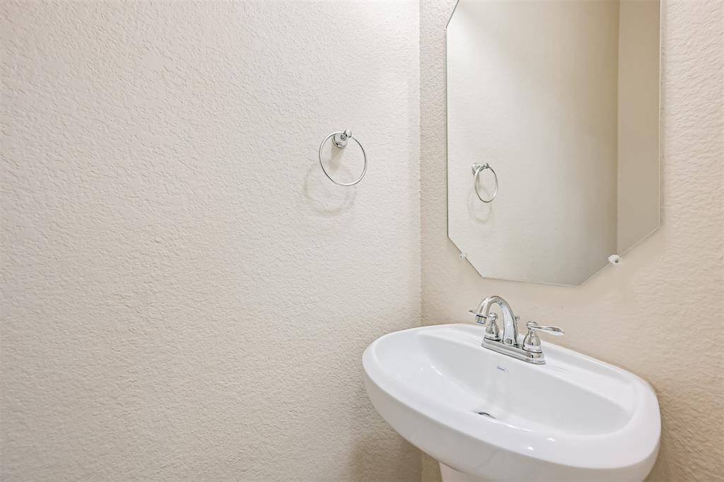 Half bath on first floor