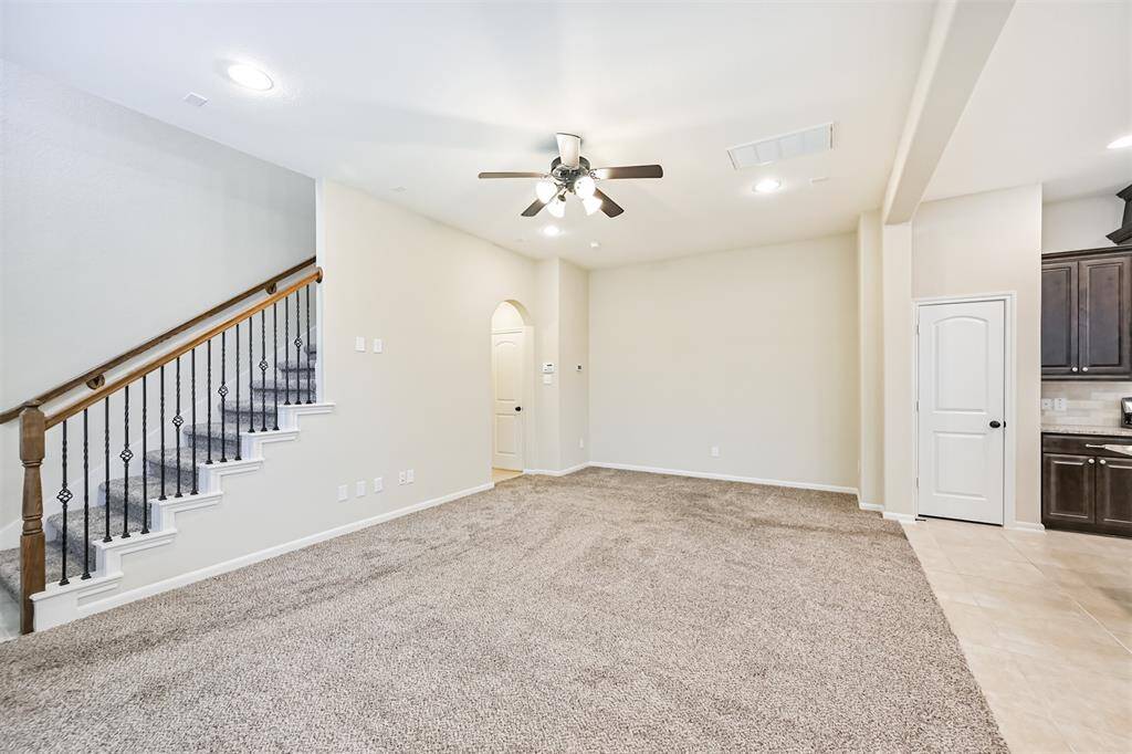 View of stairwell to second floor