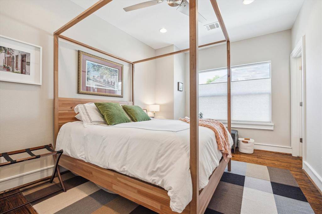 View of the upstairs secondary bedroom.