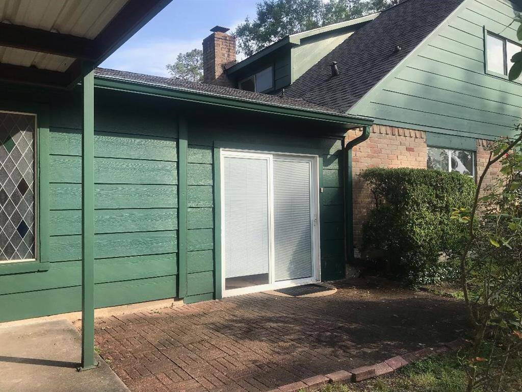 View of outside back entry off the driveway