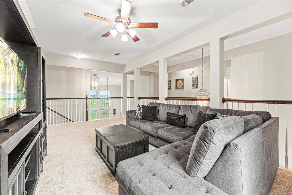 The whole family will love the expansive gameroom loft overlooking your living space below. With the separate Media room Kid's and adults will love claiming their own spaces for those binge watching nights or lazy Sunday game days.