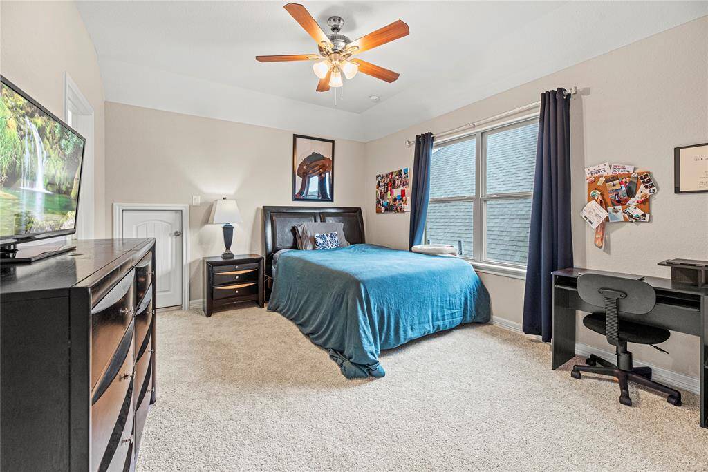 The largest of the upstairs bedrooms, your 4th bedroom holds it's own private bath which any teen is going to love and you are going to appreciate.