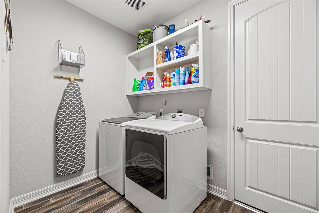 even the utility room feels stylish and offer plenty of room.