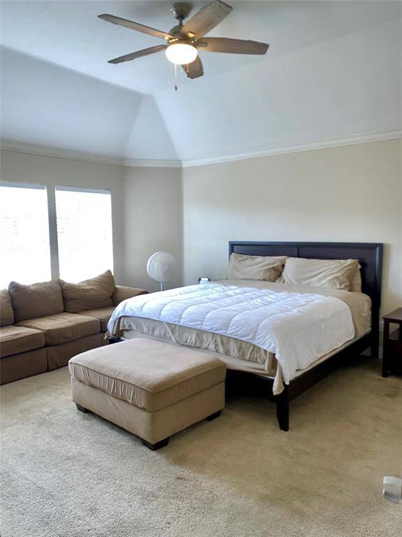 Primary bedroom has ample room for sitting area