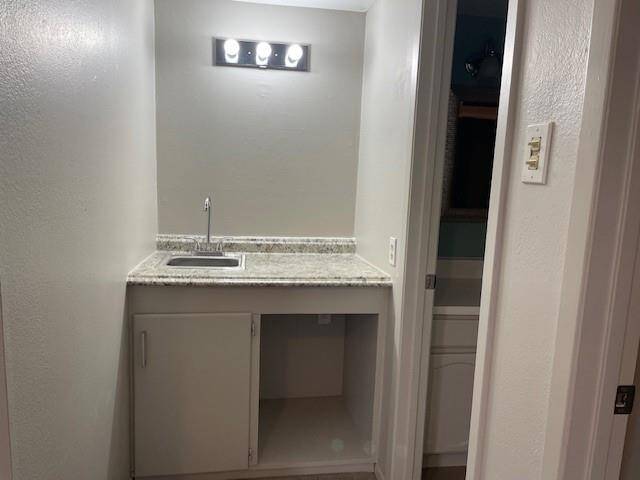Coffee bar with room for refrigerator