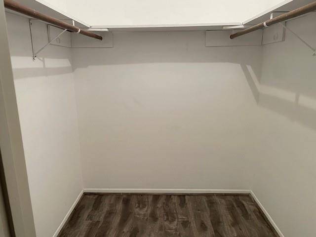 One of three walk in closets