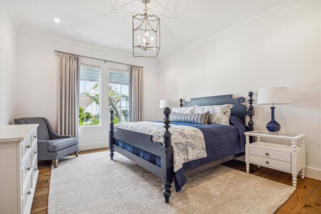 Secondary bedroom overlooking the back yard.