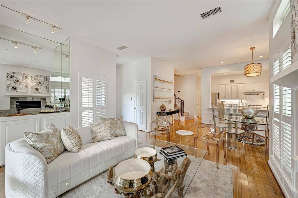 Close up of Living area