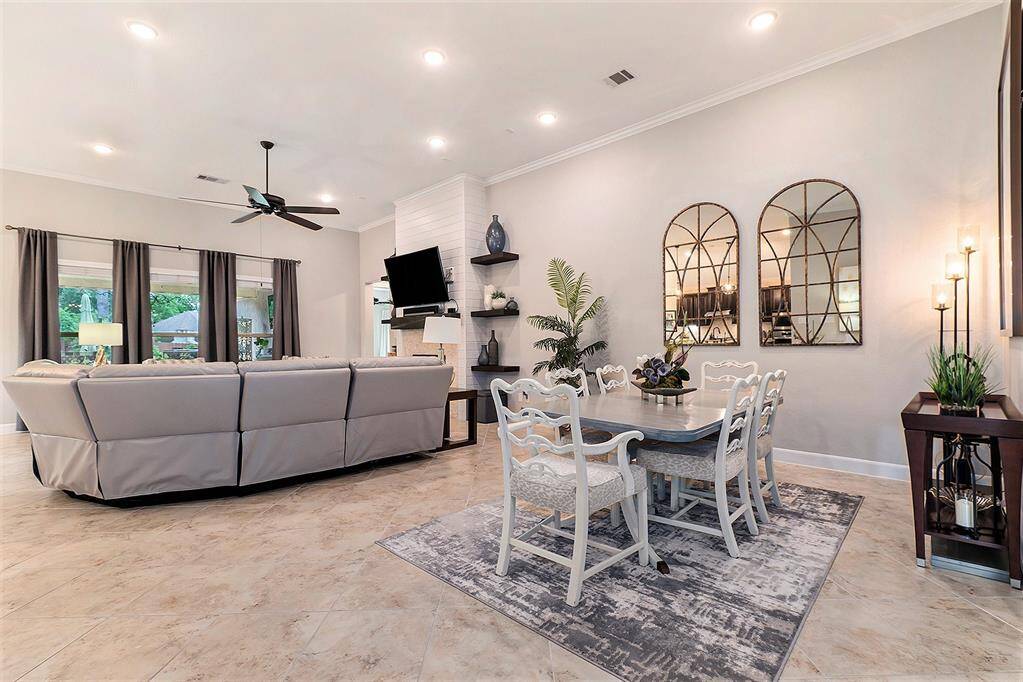 Tile floors throughout living areas
