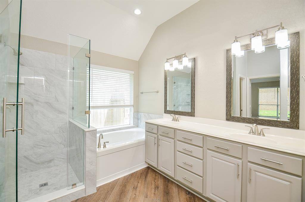 Choose a quick refreshing shower or a long, lingering soak when move in day finally ends!