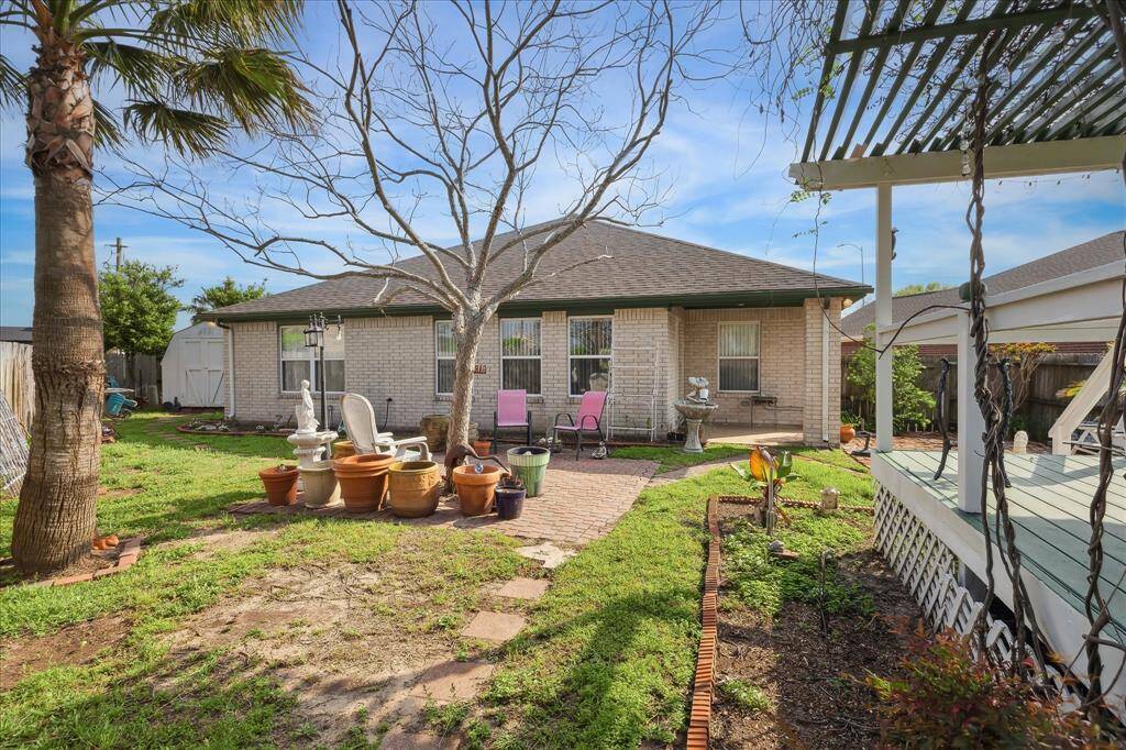 STORAGE SHED IS OFFERED WITH HOME TO STORE LAWN GEAR