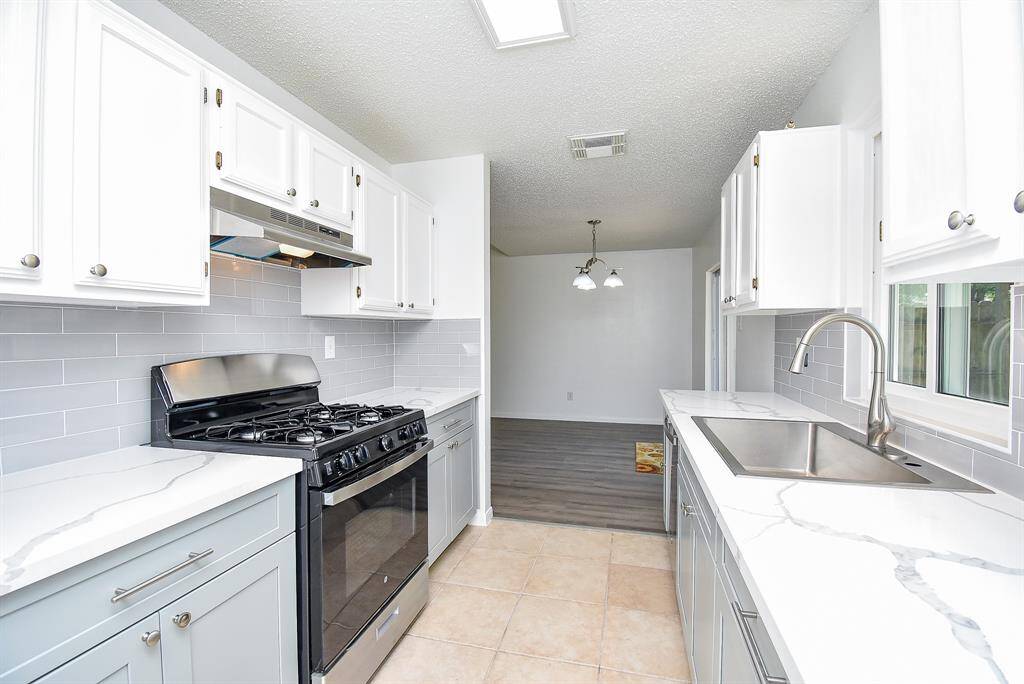 Gas stove and stainless appliances