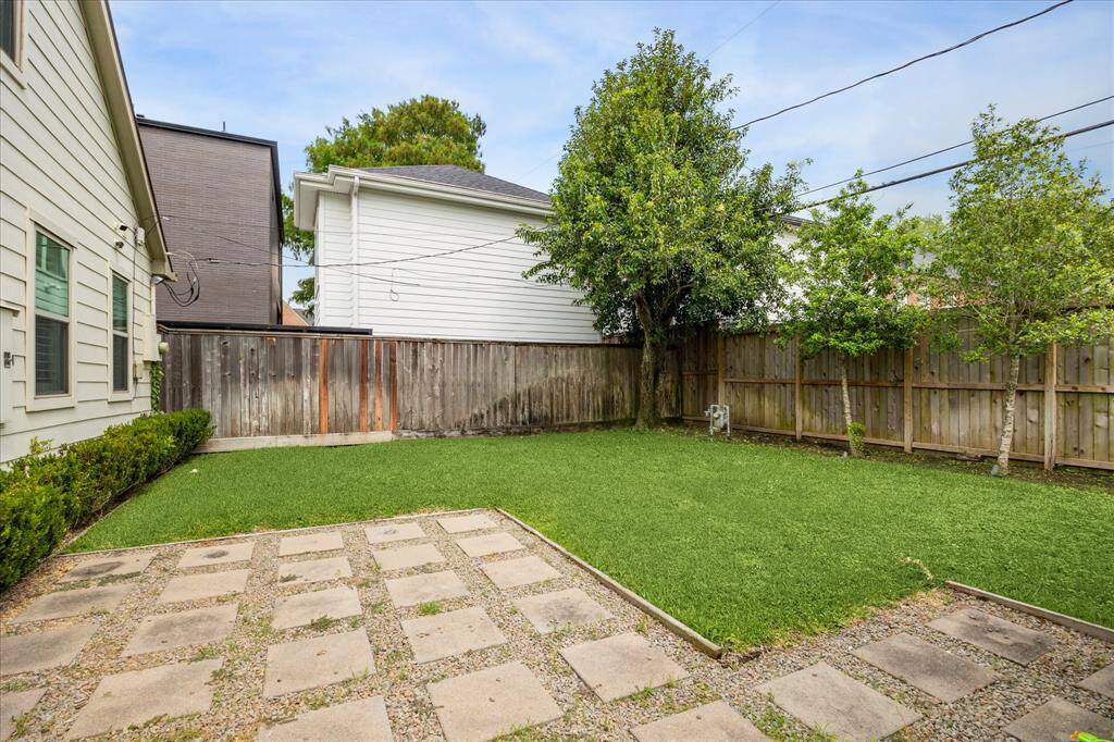 Large backyard