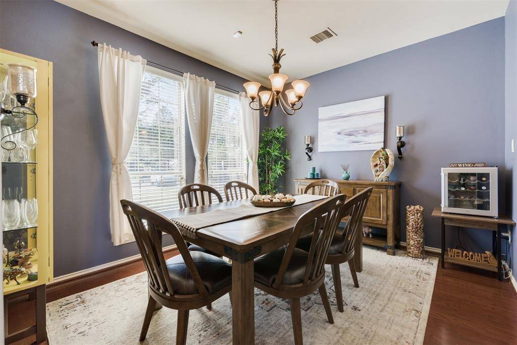 All walls in Dining Room are painted in neutral colors now.